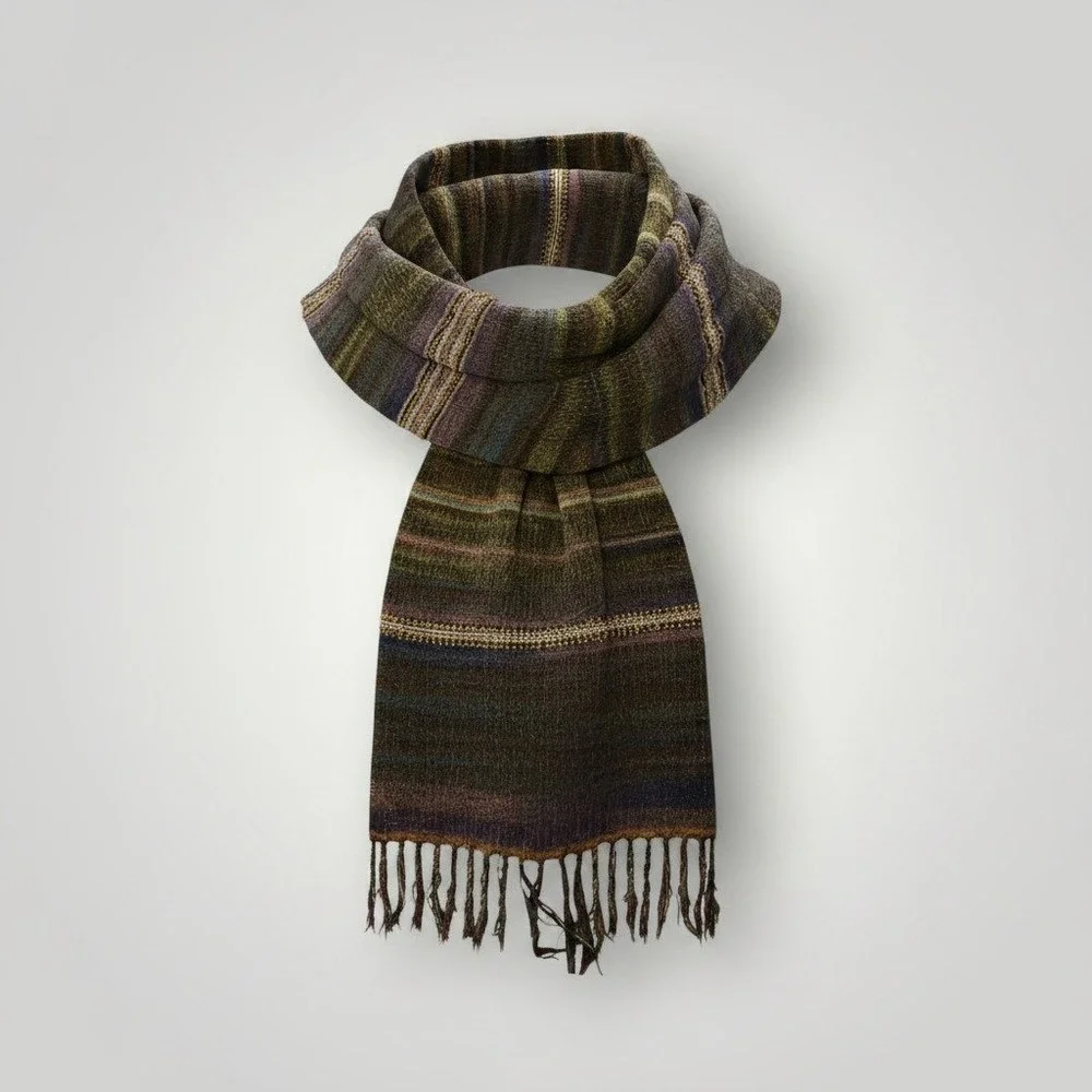 Handcrafted Woven Scarf XL 70